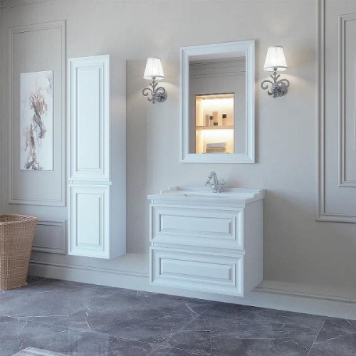 Тумба под раковину подвесная Caprigo Ponza 70 см Bianco - фото 2