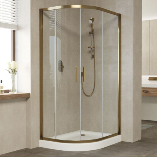 Душевой уголок стекло прозрачное Vegas-glass ZS-F 90х80 01 - фото 1