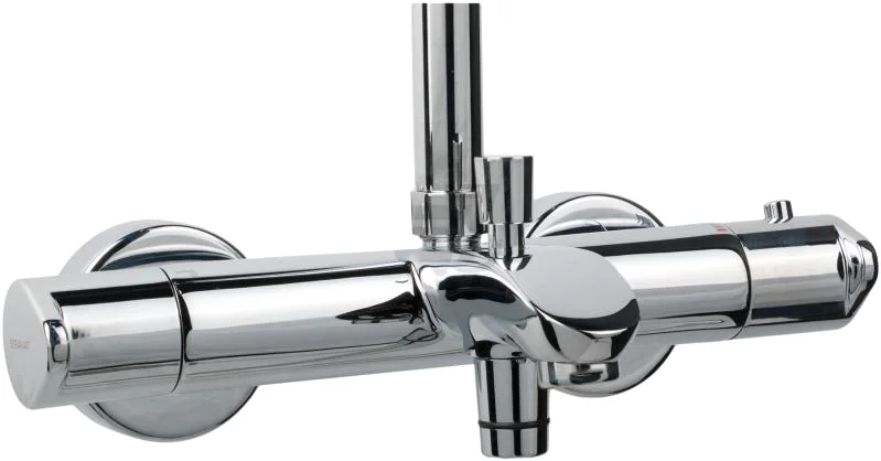 Душевая колонна с термостатическим смесителем для ванны Bravat Waterfall F639114C-A2-RUS, с термостатом - фото 6