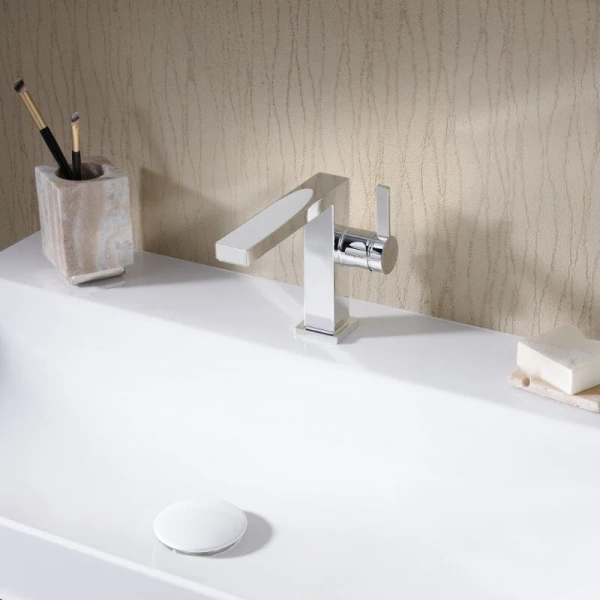 Смеситель для раковины Hansgrohe Tecturis E хром - фото 4