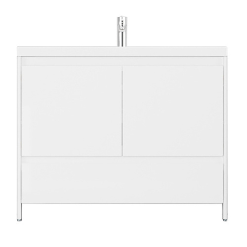 Тумба с раковиной напольная Velvex Klaufs tnKLA.100.2D.1Y-61 100 см с дверцами - фото 1