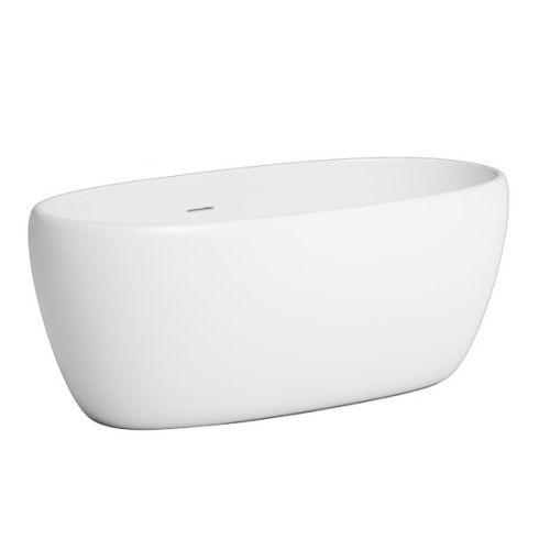 Ванна из искусственного камня Salini Luce 150х75 см овальная - фото 1