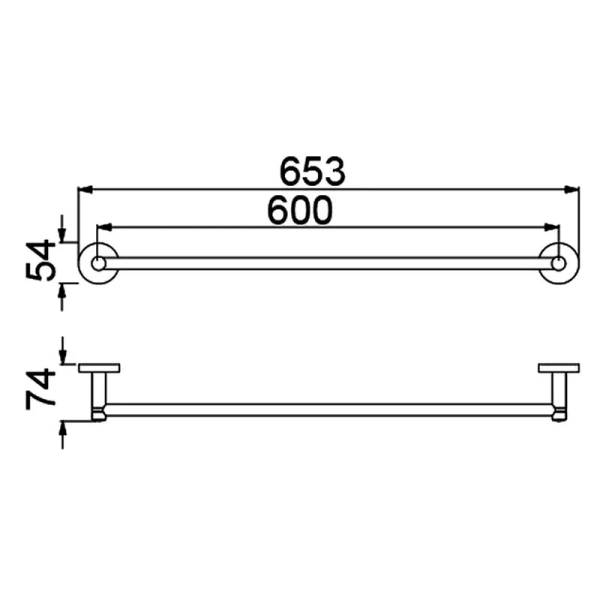Полотенцедержатель Timo Saona розовое золото - фото 4