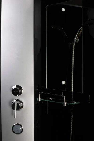 Душевая кабина Niagara Classic 100x100 см стекло тонированное, угловые, с гидромассажем, c тропическим душем, без крыши - фото 5