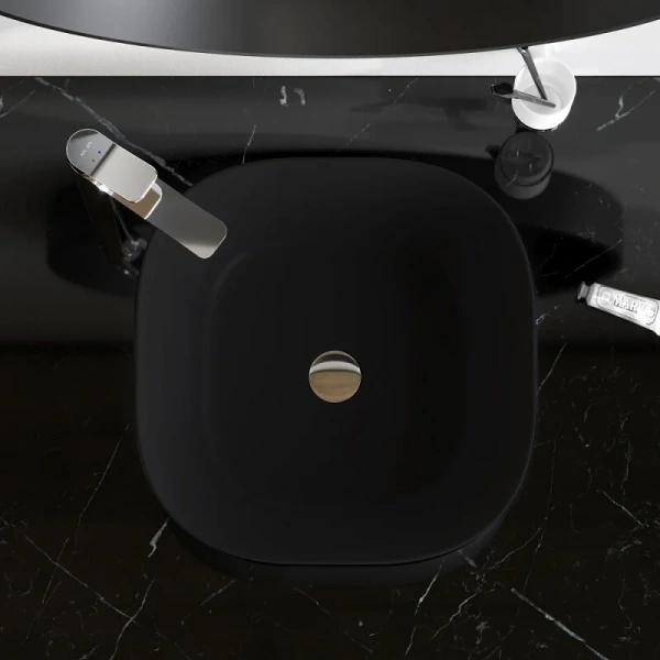 Раковина Am.Pm Func 43 см черная матовая - фото 4