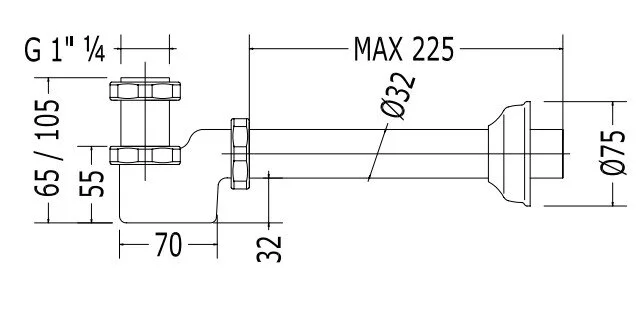 Сифон для биде и раковины Devon&Devon GH554 - фото 3