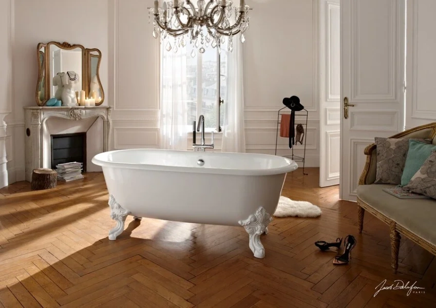 Ванна чугунная Jacob Delafon Cleo 175х80 см белая, отдельностоящие, встраиваемые - фото 6