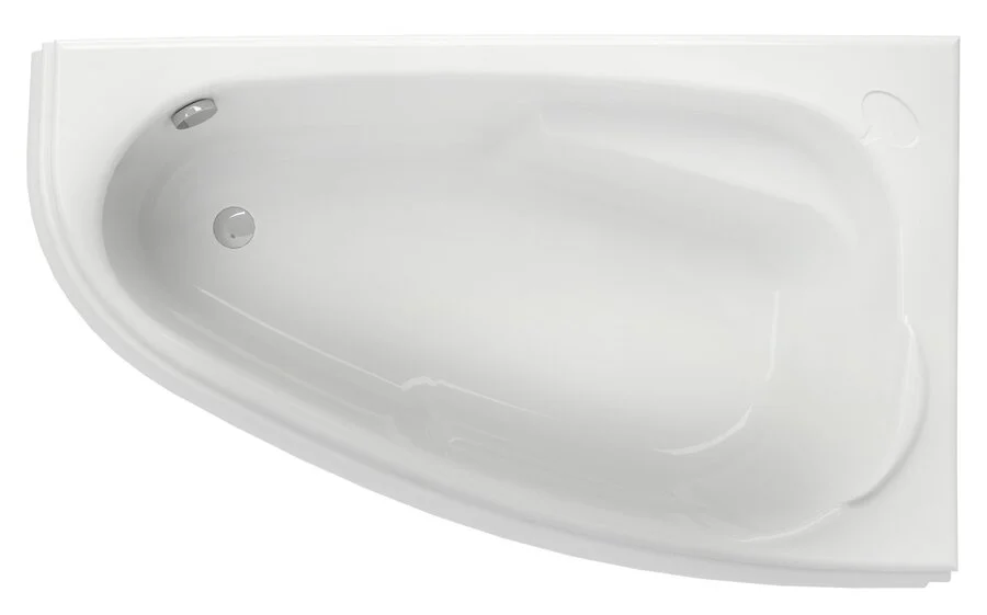 Ванна акриловая Cersanit Joanna 160x95 см левая/правая асимметричная белая - фото 3