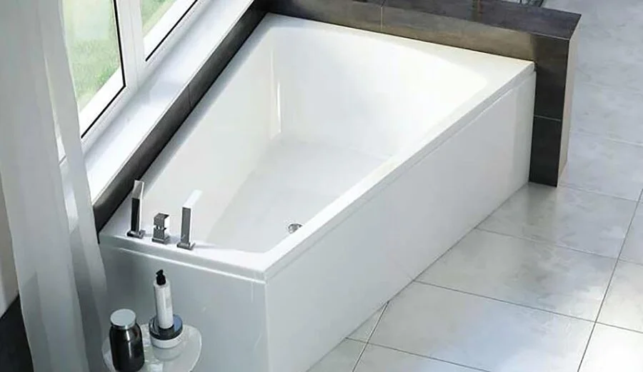 Ванна акриловая C-bath Diana 170 x 130/70 см, белый, левая/правая, без гидромассажа - фото 5