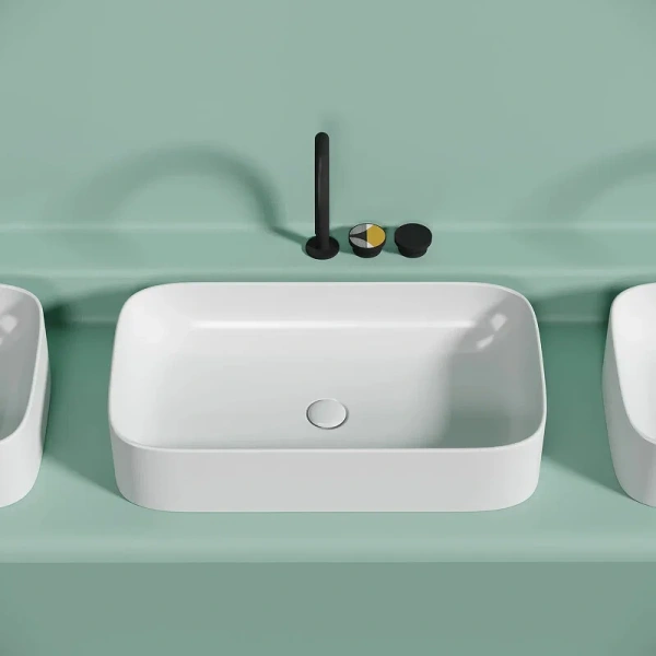 Раковина Ceramica Nova Element 70 см белая матовая, из санфарфора - фото 7