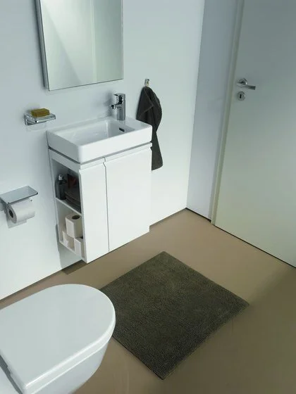 Тумба под раковину подвесная Laufen Pro S 47 см белая матовая, левая, подвесная, пристенная - фото 4