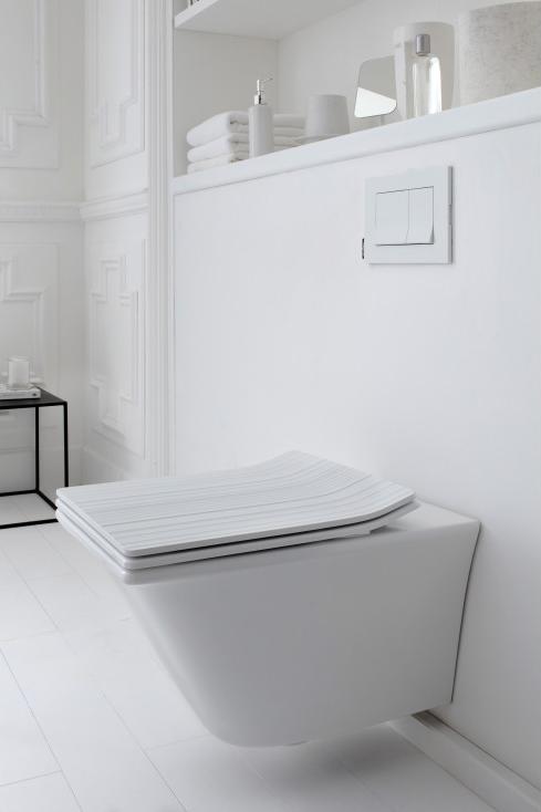 Унитаз подвесной Jacob Delafon Grands Boulevards с сиденьем - фото 2