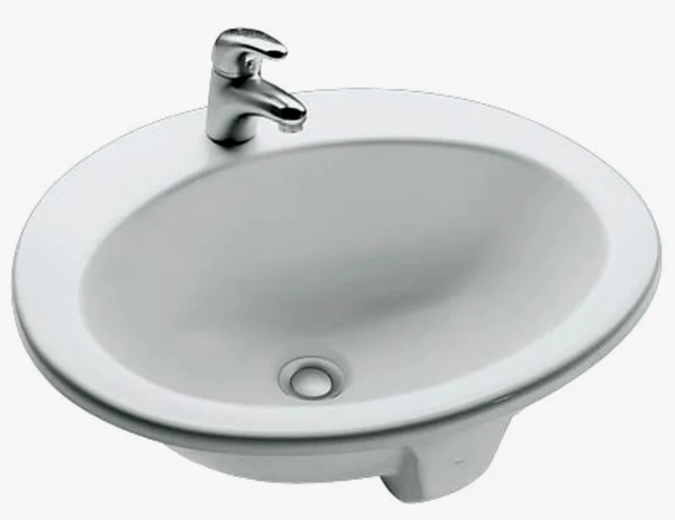 Раковина встраиваемая Hatria Ovaline Y67101 60х50 см - фото 1