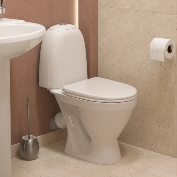 Унитаз компакт Sanita Виктория белый - фото 2