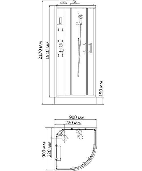 Схема, со стеклянными задними стенками - фото 8