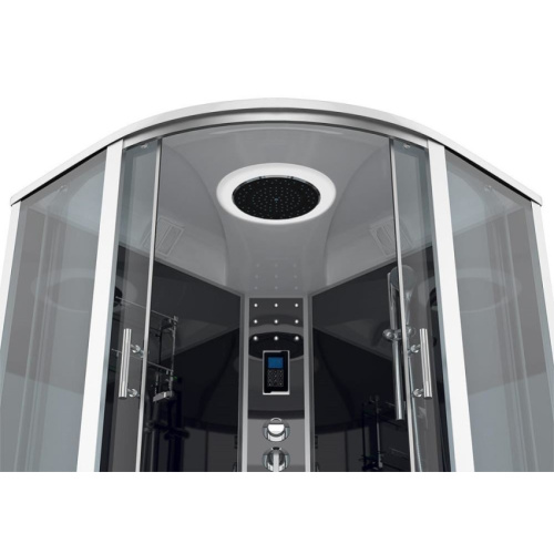 Душевой бокс, задние стенки зеркальные, стекло тонированное, Erlit Comfort ER 4350T-C2 - фото 4