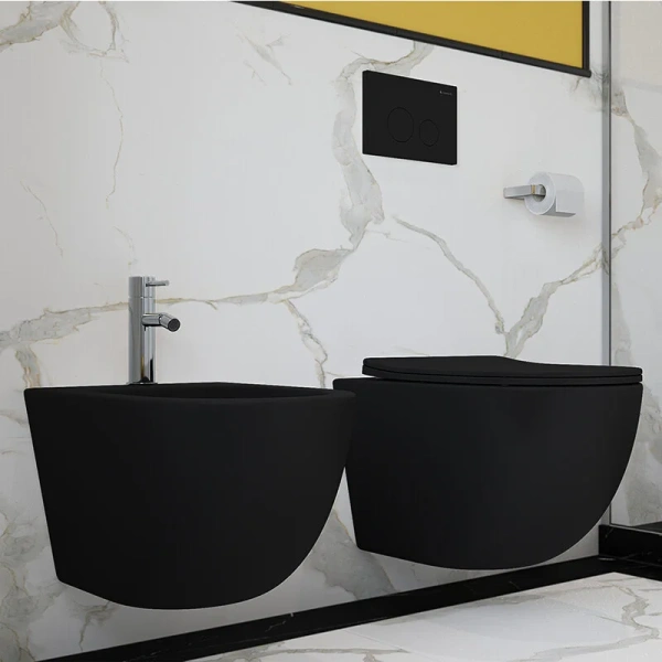 Клавиша смыва Aqueduto CIRCULO черная матовая - фото 4