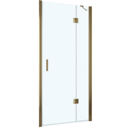 Душевая дверь профиль бронза стекло прозрачное Vegas-glass - фото 1