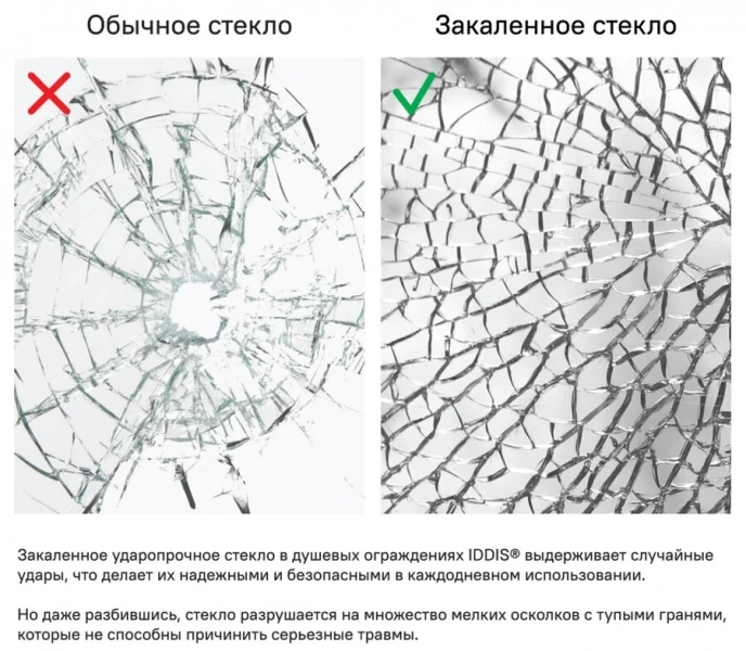 Душевой уголок IDDIS Slide 120х90 см черный алюминиевый профиль, 120х90 - фото 5