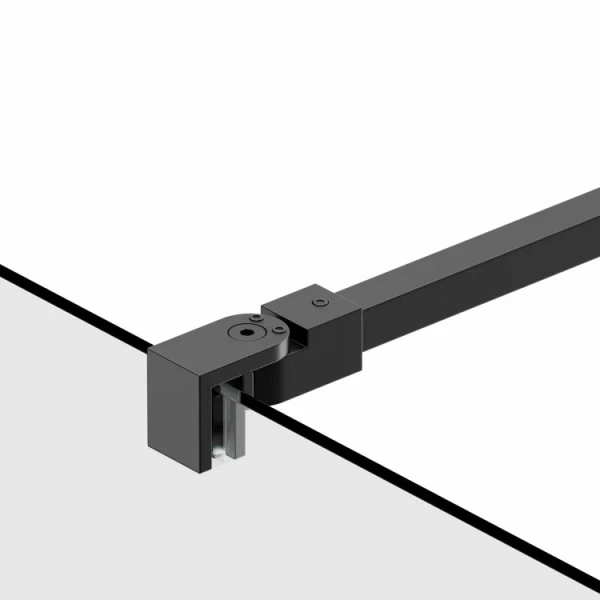 Душевая перегородка Berges Sky Black 90 см прозрачное стекло, профиль черный, стеклянные - фото 6