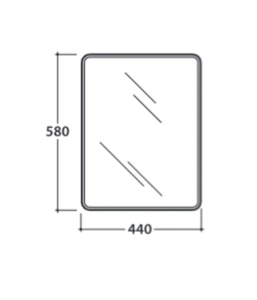 Зеркало с регулируемым углом наклона Globo Argento DS129 - фото 2
