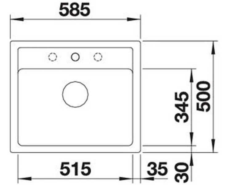 Мойка для кухни Blanco Legra 60 см белая - фото 2