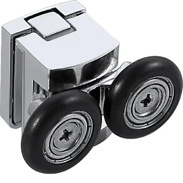 Душевая дверь в нишу Акватек 100 см профиль черный матовый, в нишу, стеклянные - фото 5