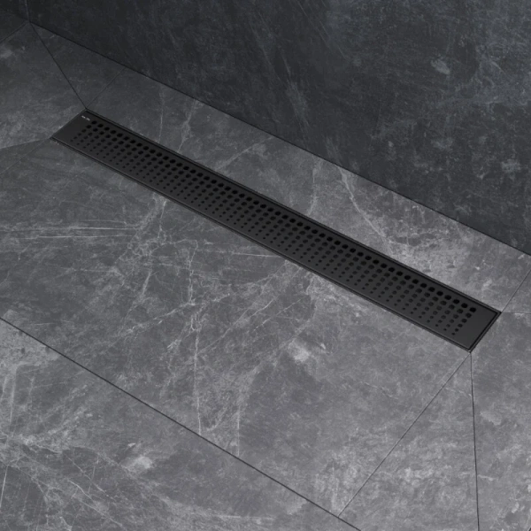 Душевой лоток Am.Pm MasterFlow 60 см черный матовый, с сухим затвором, с мокрым затвором - фото 6