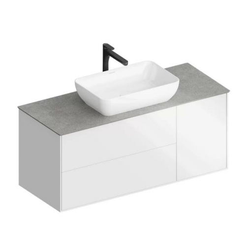 Тумба под раковину подвесная Kerama Marazzi Plaza Modern 120 см белая - фото 3