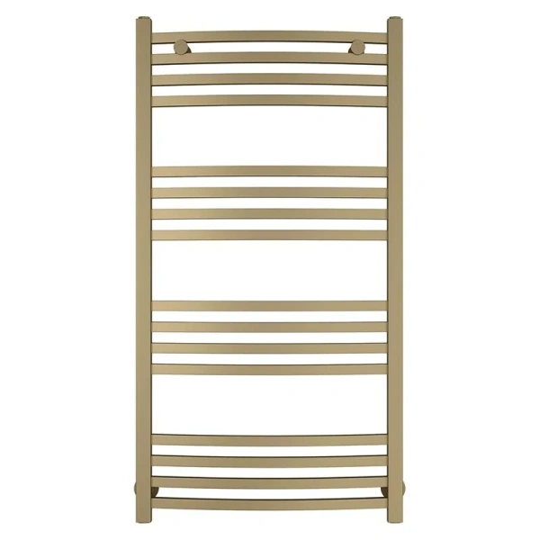 Полотенцесушитель водяной Сунержа Аркус 50х100 см золотой шелк, лесенка, вертикальные - фото 4