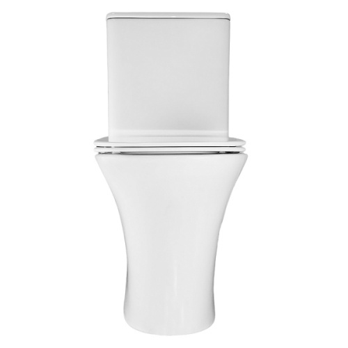 Унитаз компакт Azario Fretta Round безободковый, с нижним подводом воды - фото 8