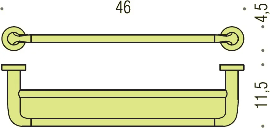 Полотенцедержатель Colombo Basic двойной - фото 2