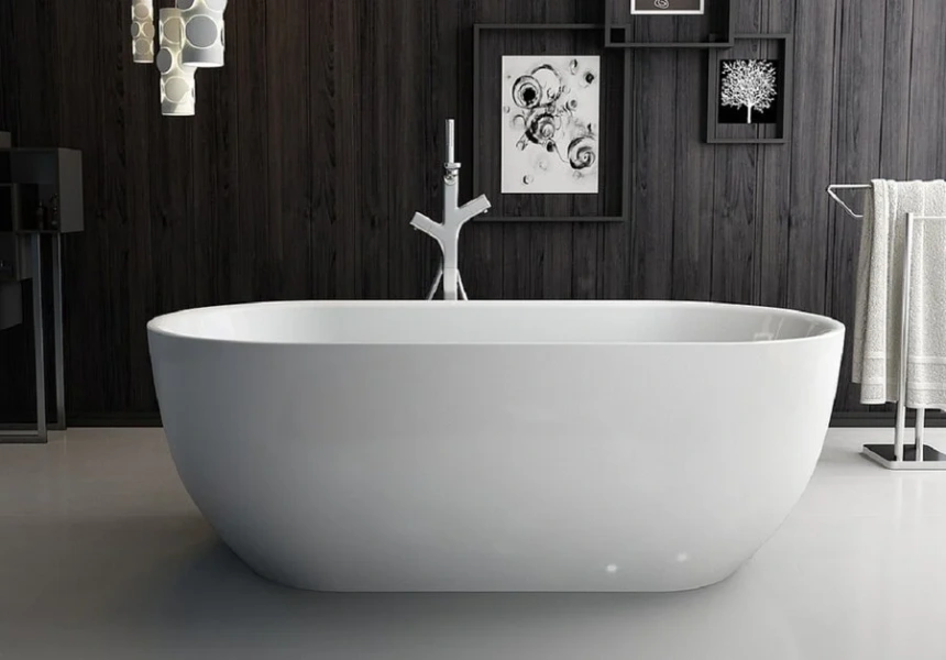 Ванна акриловая BelBagno 150х80 см белая - фото 3
