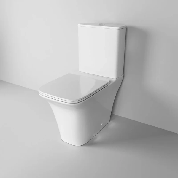 Унитаз компакт Grossman Galaxy безободковый, современные, hi-tech, прямоугольные - фото 5