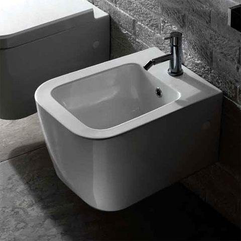 Биде подвесное, цвет белый, Globo Stone, по запросу - фото 2