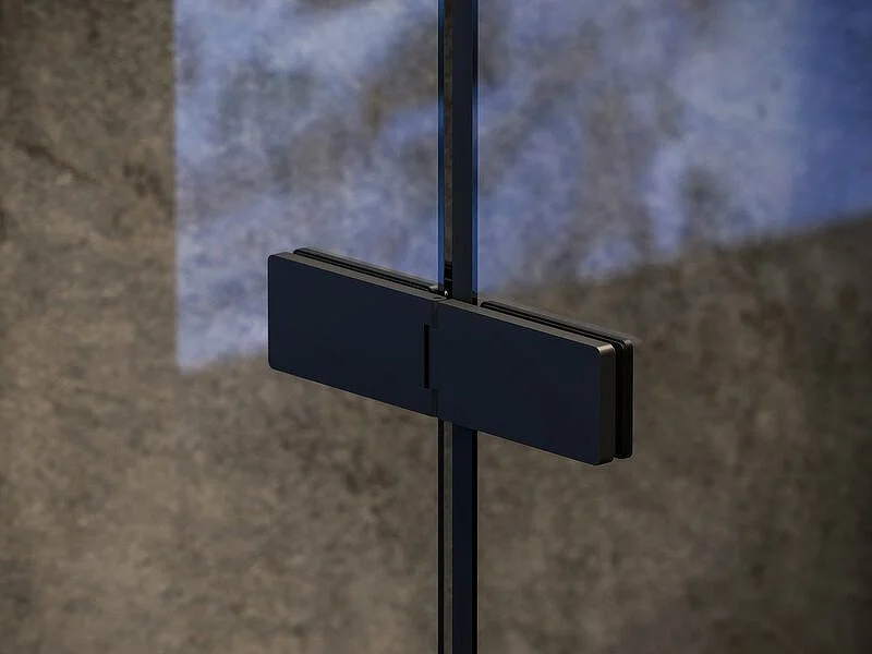 Душевая дверь в нишу Ravak 100 см профиль черный, черные - фото 4