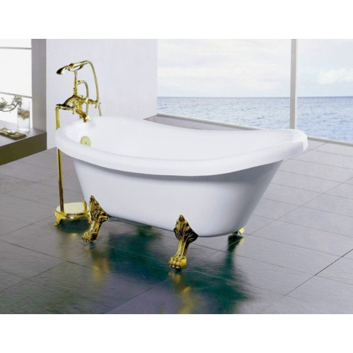 Ванна акриловая классическая Gemy 9030 175х82 см, без гидромассажа, большие, глубокие - фото 5