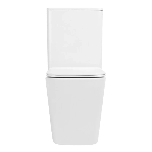 Унитаз компакт Abber Rechteck AC1210TM безободковый, с горизонтальным, прямым выпуском, с прямым выпуском - фото 7