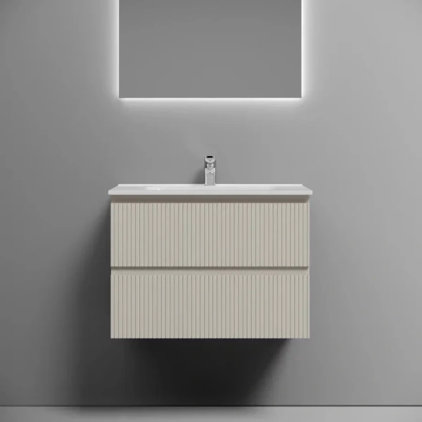 Тумба под раковину подвесная Sancos Snob T 70 см Beige Soft - фото 4
