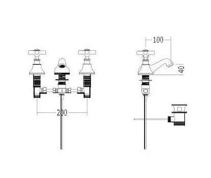 Смеситель для биде Devon&Devon Austin UTAU912 - фото 3