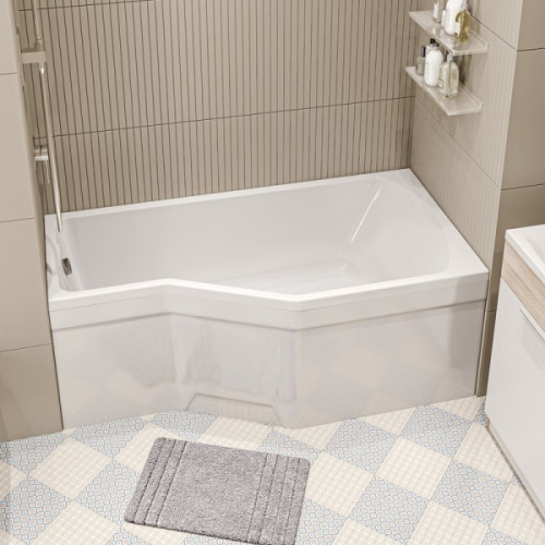 Ванна акриловая 1Marka Convey 150х75 см правая, асимметричные - фото 5