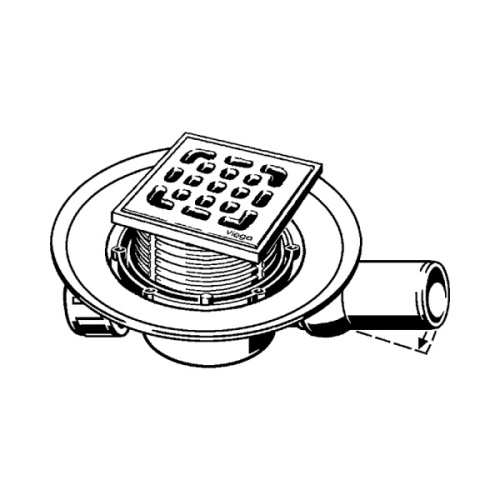 Душевой трап Viega Advantix 10 см с решеткой - фото 3