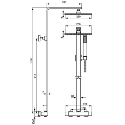 Душевая система Emmevi CRC02781 - фото 2