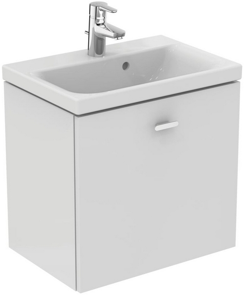 Тумба с раковиной подвесная Ideal Standard Connect Space E0313 55 см узкая проекция - фото 1