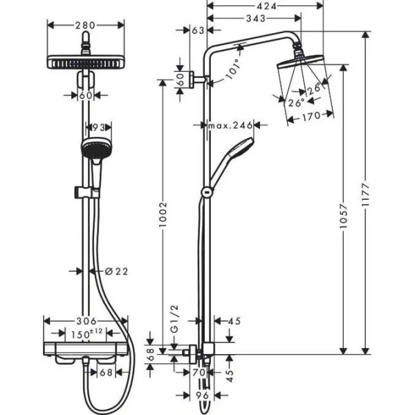 Душевая лейка Grohe Rainshower Icon 27630000 - фото 2