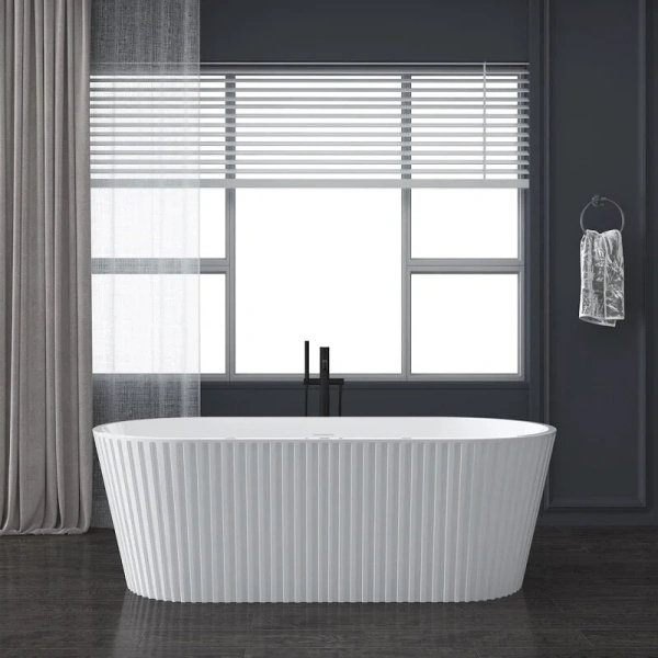 Ванна акриловая Corpa Nera Bonini CN130111, 170 х 80 см, белый матовый, отдельностоящие - фото 7