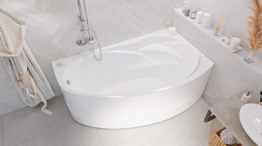 Ванна акриловая Creto Juliya 31-16095L/14-16095R, 160 x 95, левая/правая, белый, угловые, приставные, встраиваемые - фото 6