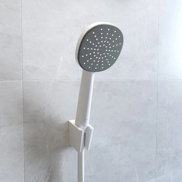Лейка для душа IDDIS Optima Home белая матовая, современные, hi-tech - фото 4