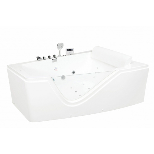 Акриловая ванна правосторонняя пристенная Gemy G9056 K R, акриловые, стеклянные - фото 2