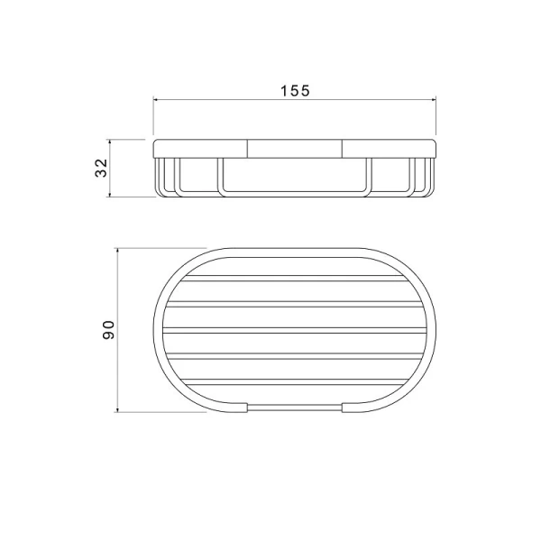 Мыльница Акватек черная матовая - фото 2